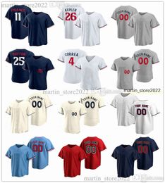 Stitched 2023 Baseball Jerseys 2 Michael A.Taylor 12 Kyle Farmer 47 Edouard Julien 19 Alex Kirilloff 23 Royce Lewis 64 Jose Miranda 39 Donovan Solano 9 Trevor Larnach