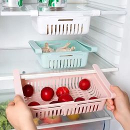 Storage Bottles Egg Fruit Box Drawer Basket Kitchen Accessories Refrigerator Rack Wall Mounted