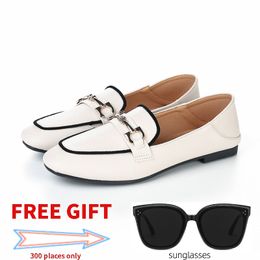 Fashion Shoes for Women Loafers Ladies Slip-on Soft Leather Original Design Korean Female Flats Driving Women's Moccasins