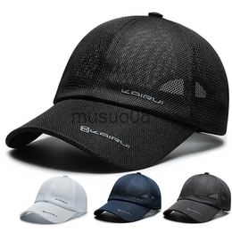 Ball Caps Spring Summer Unisex Baseball Caps Letter Mesh Cap Fashion Solid Outdoors Adjustable Hat Women Men Casual Hats J230608