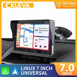 EKLEVA Auto Carplay Universal 7inch Car dvd Radio Wireless Android Bluetooth Touch Screen For VW Nissan Toyota