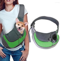 Dog Car Seat Covers Pet Carrier Cross Body Shoulder Bag Cat Pets Backpack Outgoing Carry Travel Breathable Puppy Bags Carriers Supplies