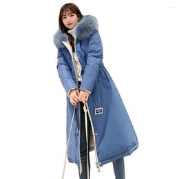 Women's Trench Coats Women's Jacket Winter Clothes Women Long Coat Female Parka Korean Style Double Sided 4xl 2023 Vetement Femme