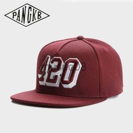 Ball Caps PANGKB Brand 420 FO TWENNY CAP adjustable snapback hat men women adult hip hop Headwear outdoor casual sun baseball cap bone J230608