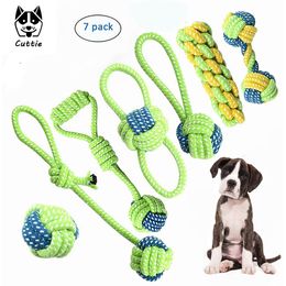 Cuttie Dog Toys for Small Large Dogs Chewing Toys Interactive Dog Ball Ropes Toy Puppy Pet Products Chihuahua Christmas Gift