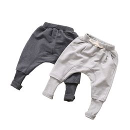 Shorts Baby Boys Pants For Spring Autumn Cotton Solid Toddler Kids Trousers Black Grey Children Clothes Boy Harem 230608