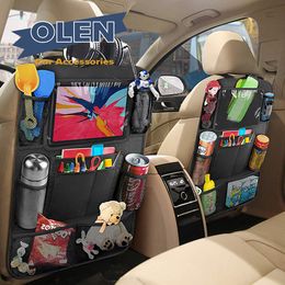 Organizer per sedile posteriore dell'auto con supporto per tablet touchscreen Protezione tasca portaoggetti automatica adatta per i viaggi