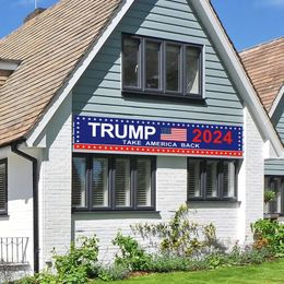 1pc, Trump 2024 Flag Take American Back Large Banner Outdoor Decorations American Banner Sign Yard Advertising Outdoor Indoor Hanging Deco