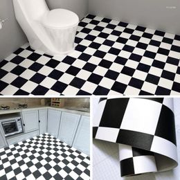 Wall Stickers PVC Self-adhesive Floor Sticker Waterproof Wallpaper Thicken Bathroom House Decoration 3d Decal Papier