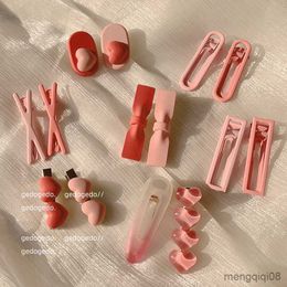 Other 2/5PCS Cute Candy Pink Colour Hairpins Baby BB Clips Girls Women Hairpin Hair Clip Kids Barrette Headwear Children Accessories R230608