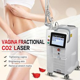 US accessories 60w RF tube CO2 fractional laser acne scar removal machinee skin rejuvenation Freckles stretch marks removal vaginal tighten 10600nm laser