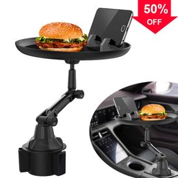 New New Car Armrest Box Storage Phone Holder Adjustable Cup Holder Drink Sunglasses Tray Mobile Phone Bottle Mount Bracket Auto Styling