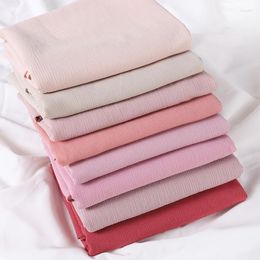 Scarves Hijab Scarf 70 175cm Plain Chiffon For Women Muslim Fasion Islam Clothing Headscarves Shawl Ladies Headwrap Ramadan