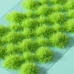 Garden Decorations 3950PCSSet Realistic Flower Grass Tufts Simulation Model Sand Scene DIY Material Miniature Bushes Plant Cluster Scenery 230607