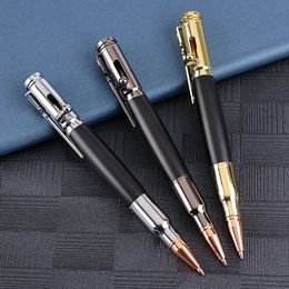 Ballpoint Pens Luxury School Stationery Signature Metal Pen Office Supplies Roller Ball 230608