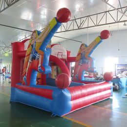 wholesale Giant Inflatable Basketball Shooting Game Portable Inflatable Basketball Hoop for Birthday Party Sport Event Family Fun include basketball With blower
