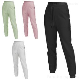 Lu Align Lu Lady Oversize Fitness Long Pant Yoga Ready to Workout Casual Pants Pockets Running Trouser Popular Jogging Sportswears Wunder Train