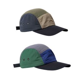 Fashionable New Style Sport Cap Five-panel Flat Brim Baseball Cap Solid Color Hats for Women Men Outdoor Riding Cap Visor Casual Snapback Hats Gorras