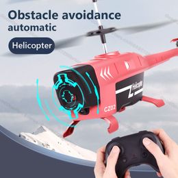 Intelligent Uav Rc Helicopter 3.5Ch 2.5Ch Plane 2.4G Helicopters for Adults Obstacle Avoidance Electric Aeroplane Flying Toys Boys 230607