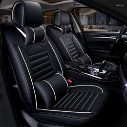 Car Seat Covers Leather Universal For All Models 3 5 6 CX-5 CX-7 CX-9 CX-30 CX-3 Automobiles Accessories Styling