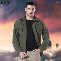 Men's Casual Shirts Men S Brand Jacket Out Door Quick Dry Breathable Tactical Male Anti-uv Camouflage Long Sleeve Dual-use Thin Shirt