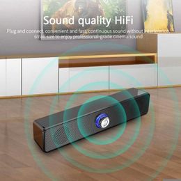 Portable Speakers Computer Speaker Surround Bluetooth Speaker Wired Loudspeaker Stereo Subwoofer Sound bar for Gamer