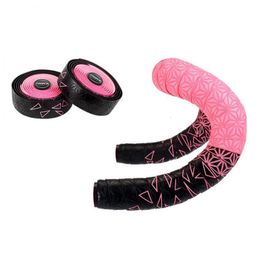 Bike Handlebars Components Bicycle Handlebar Tapes Handle Grip Tape Cycling Anti slip Bar Raod Multi Camoflague Accessory 230607