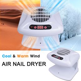 Nail Dryers Air Nail Dryer Manicure Nail Fan With Automatic Sensor Warm Cool Wind Blower Dryer For Nail Polish Fast Curing Nail Lamp 300W 230607
