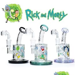 Smoking Pipes 6 Glass Bong Hookahs Oil Dab Rig 5Mm Thickness Banger Nail Bongs Female Joint 14.5Mm Bubbler Drop Delivery Home Garden Dhtku