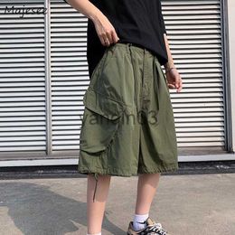 Men's Shorts Shorts Men Japanese Fashion Streetwear Retro Handsome Big Pockets Dynamic Youngster Baggy Casual Summer Hip Hop Stylish Popular J230608