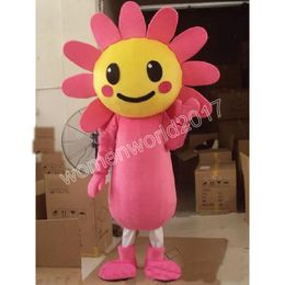 High Quality Sunflower Mascot Costume Simulation Cartoon Character Outfit Suit Carnival Adults Birthday Party Fancy Outfit for Men Women