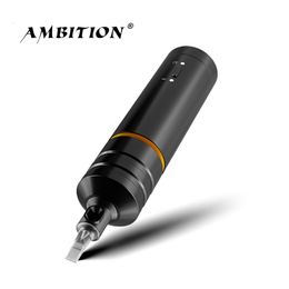 Tattoo Machine Ambition Sol Nova Unlimited Wireless Tattoo Pen Machine 4mm Stroke for Tattoo Artist Body Art 230607