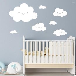 Wall Stickers Decor Lovely Clouds Sticker Home Decoration For Baby's Room Kids Wallpaper Decal House Art Mural