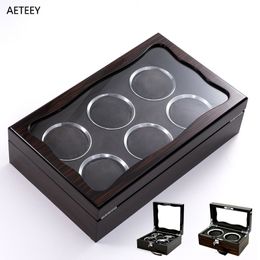 Watch Boxes Cases Watch Boxes Storage Organizer Box High Grade Piano Paint Baking Luxury Wooden Watch Box Display Collection Case Customized 230607