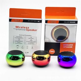 Portable Speakers For Portable Small Steel Music Player For Outdoor Travel Speaker For Wireless Subwoofer