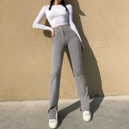 Active Pants 2023 Fashion Bell-bottoms Casual Trousers Street Design Sense Flared Slim Yoga High Waisted Elasticity Sexy Leggings
