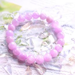Strand Natural Kunzite Purple Bracelet Lavander Crystal Fashion Jewellery Wholese