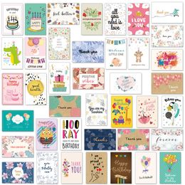 Greeting Cards 40pcs Greeting Cards with Envelopes for Wedding Bridal Shower Baby Shower Valentine's Day Graduation Birthday for All Occasions 230607