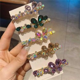 Dangle Chandelier Colourful Butterfly Hairpins For Women Girls Barrettes Hairband Headband Clips Fashion Hair Accessories Z0608