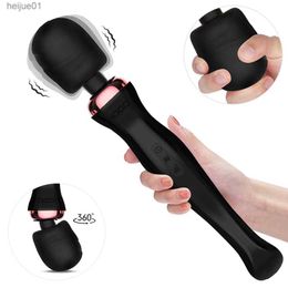 Huge AV Vibrator Sex Shop Magic Wand Female Masturbator Nipple Massager Adult Products Clitoral Stimulator Sex Toys for Couple L230518