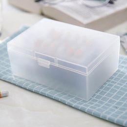 Storage Boxes 1pc Plastic Box Rectangular Translucent Packing Dustproof Durable Strong Jewellery Case Container