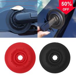 New 2PCS Car Windshield Wiper Arm Bottom Hole Protective Cover Silicone Dustproof Pad Bottom Sleeve Leaves Debris Prevention Cover