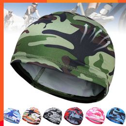 New Cycling Quick Dry Cap Hat Unisex Summer Motorcycle Bike Hat Sweat Wicking Breathable Anti-UV Helmet Inner Cap Outdoor Sports Cap