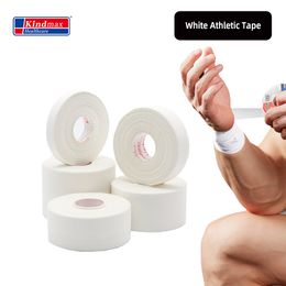 Elbow Knee Pads Kindmax Sports Tape White Kinesiology Sensitive Skin Roll Bandaid Muscle Elastic Bandage Strain Injury Support Dropship 230608