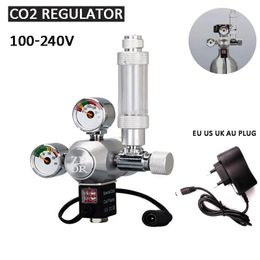 Equipment Aquarium DIY CO2 regulator, solenoid valve bubble counter CO2 control system pressure reducing valve, carbon dioxide equipment