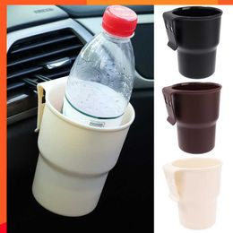 Upgrade Car Air Vent Cup Holder Multifunctional Hanging Mount Bottle Drinks Holders Stand Car Interior Coin Keys Garbage Storage Box