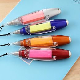 24pcs Advertising Pen Ballpoint Wholesale Multi-function Lanyard Note Paper Light