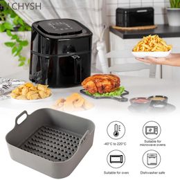 Pots AirFryer Silicone Pot Multifunctional Air Fryers Oven Accessories Bread Fried Chicken Pizza Basket Baking Tray FDA Baking Dishes