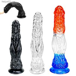 Soft Monster Dildo Silicone Suction Cup Dildos Toys For Couples Women Butt Plug Sex Toys Big Realistic Penis Adult Sex Products L230518