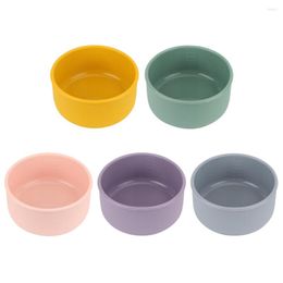 Dinnerware Sets Silicone Crisper Refrigerator Fresh-keeping Bowl Bento Box Microwave Fruit Round Lunch